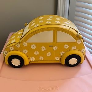 Kate Spade Beep Beep Car Yellow Daisy Purse